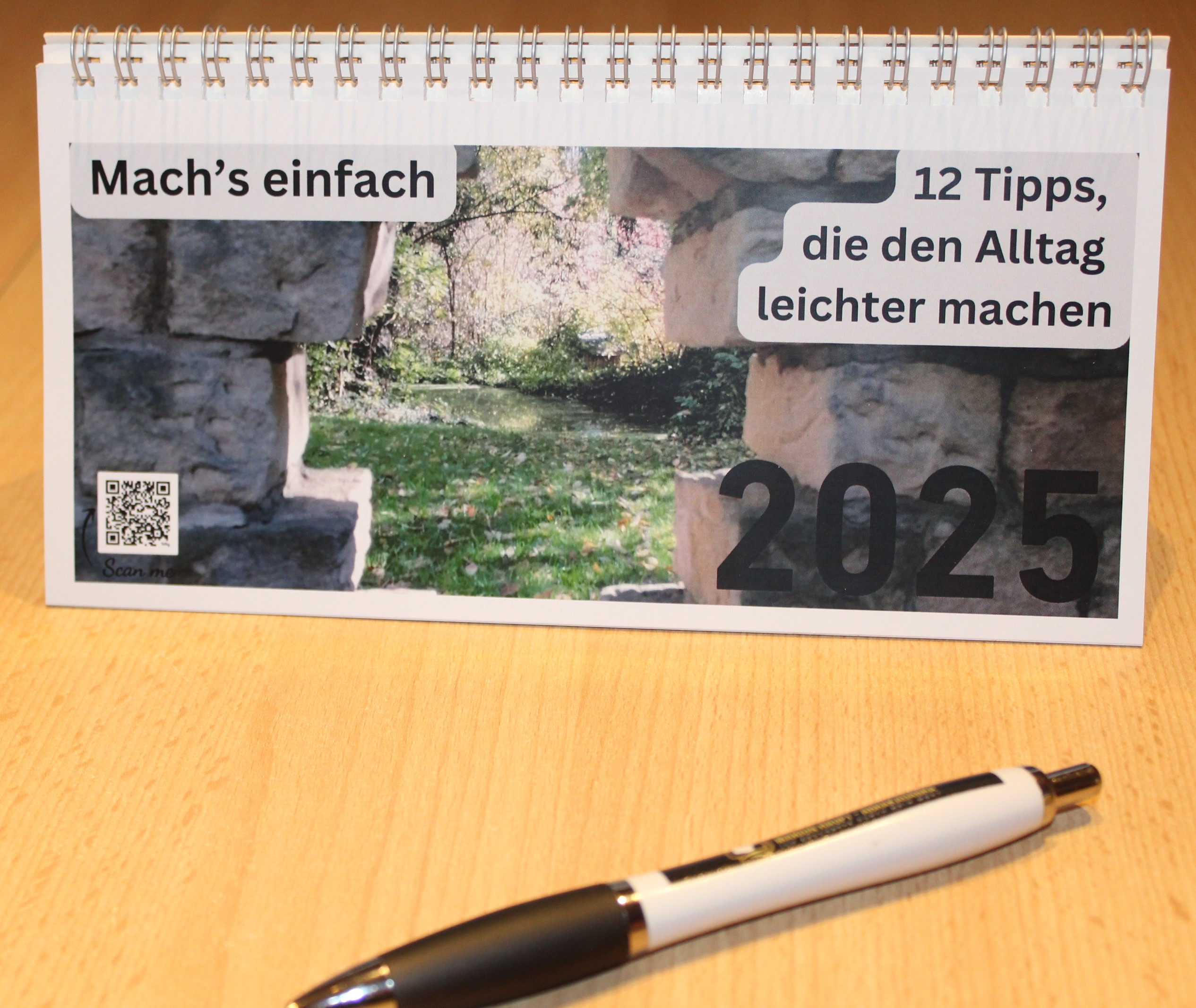 Kalender 2025 Schreibtisch Leichtigkeit