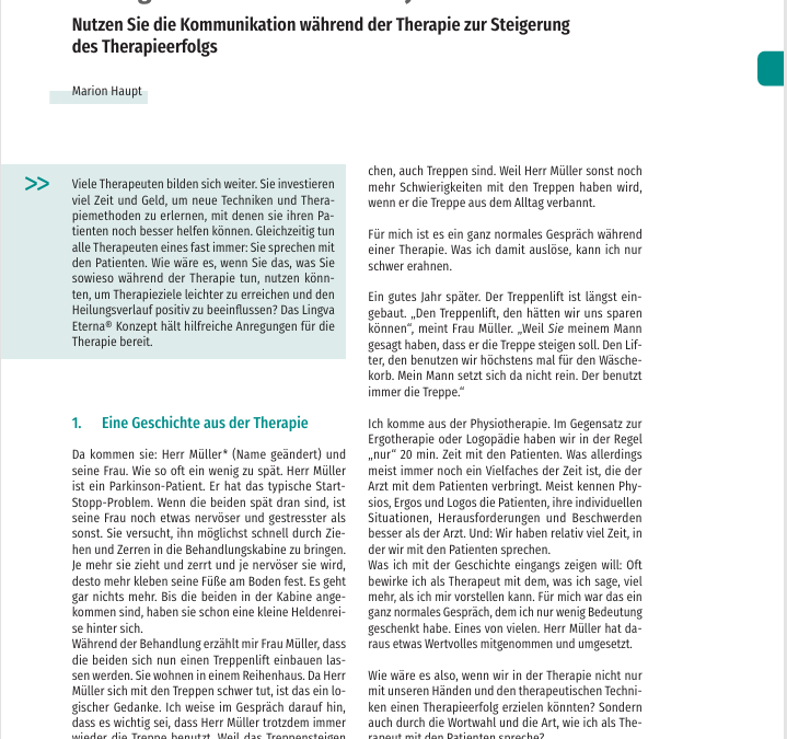 Ich sag‘ doch nichts – ich red ja nur!