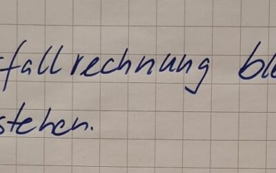 Ausfallrechnung in der Physiotherapie: Wie erkläre ich sie Patienten?